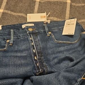 Good American High Rise Dark Blue Jeans